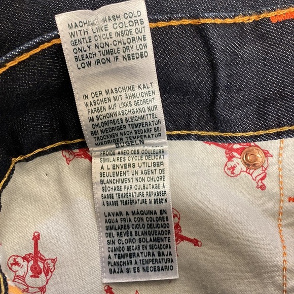 True Religion Mens Skinny Jeans with Flap Pockets 38x34 - Picture 7 of 8